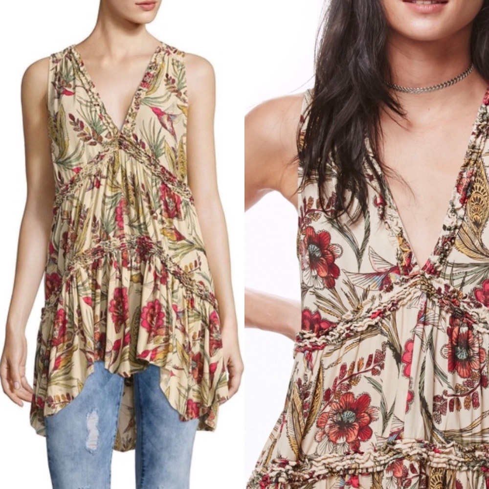 🆕 Free People Purple Haze Top - Picture 4 of 8